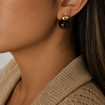 Soléa Tiger Eye Studs