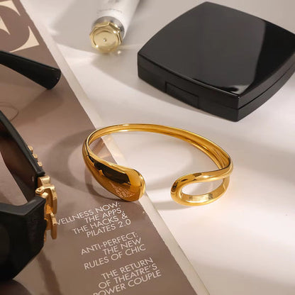 Ele Gold Cuff Bracelet