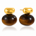 Soléa Tiger Eye Studs