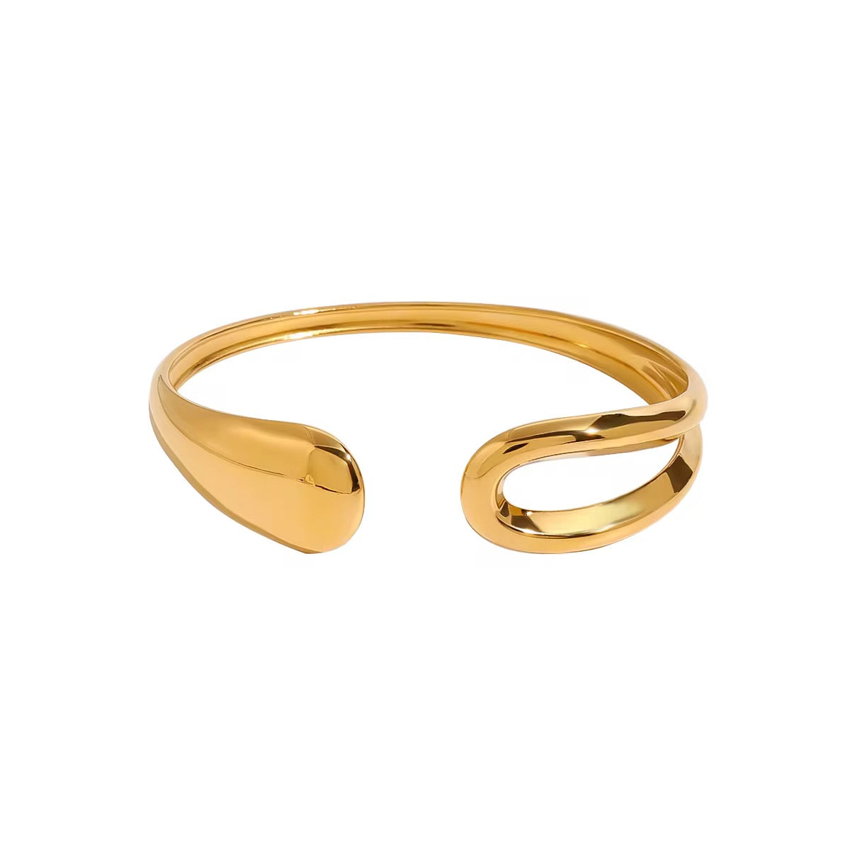 Ele Gold Cuff Bracelet