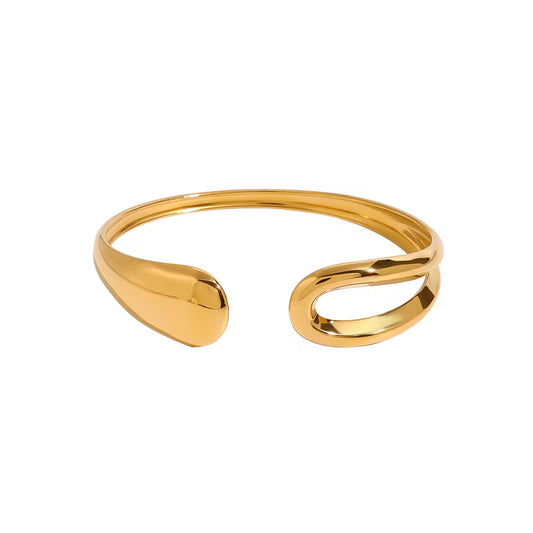 Ele Gold Cuff Bracelet