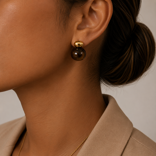 Soléa Tiger Eye Studs