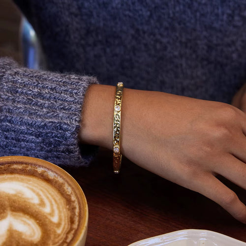 Amani Bangle worn on wrist