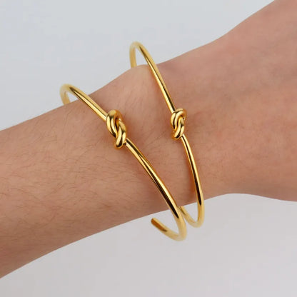 Open Knotted Bangle